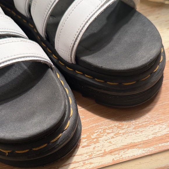 Dr. Martens White Triple Buckle Sandals - Picture 8 of 10